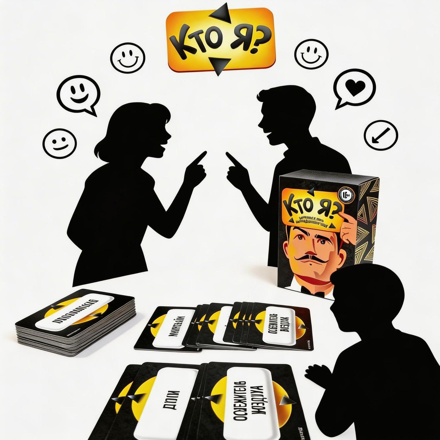Party Games Questions For Adults - Russisches Meme-Spiel 'Rate Mal Wer Ich