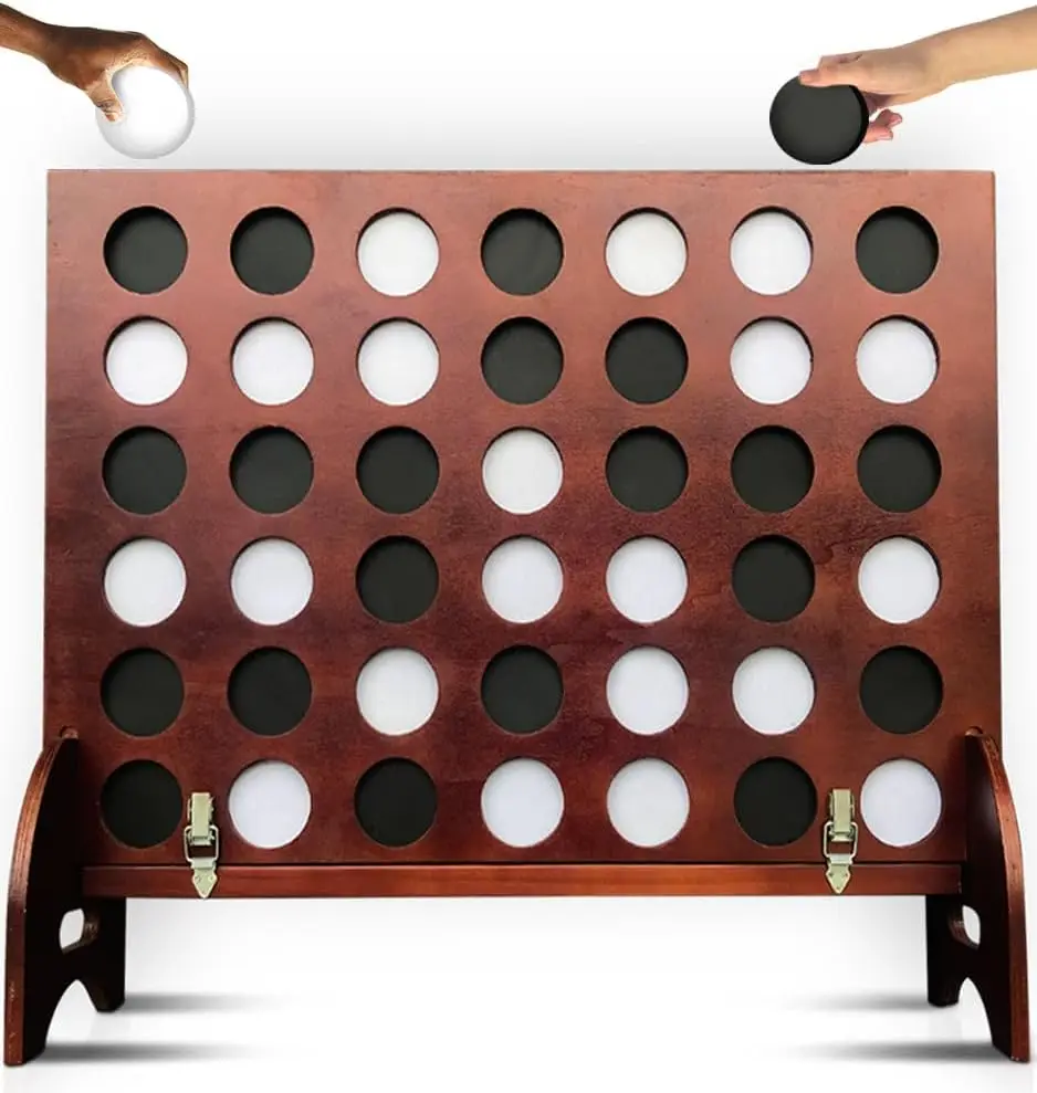Giant Connect Four - Spiele - Premium Riesen-Vierer-Reihe (für jedes