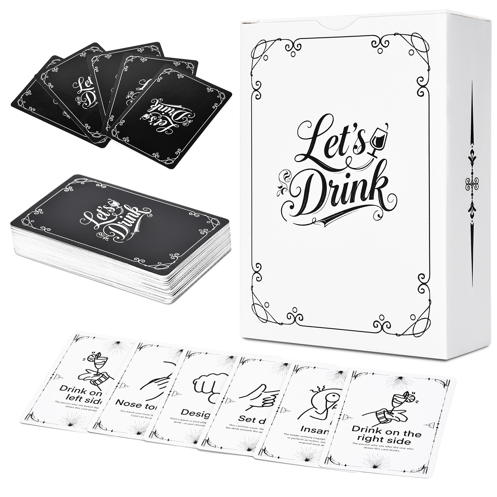 Party Games College - Trinkspielkarten für Erwachsene – 52 urkomische