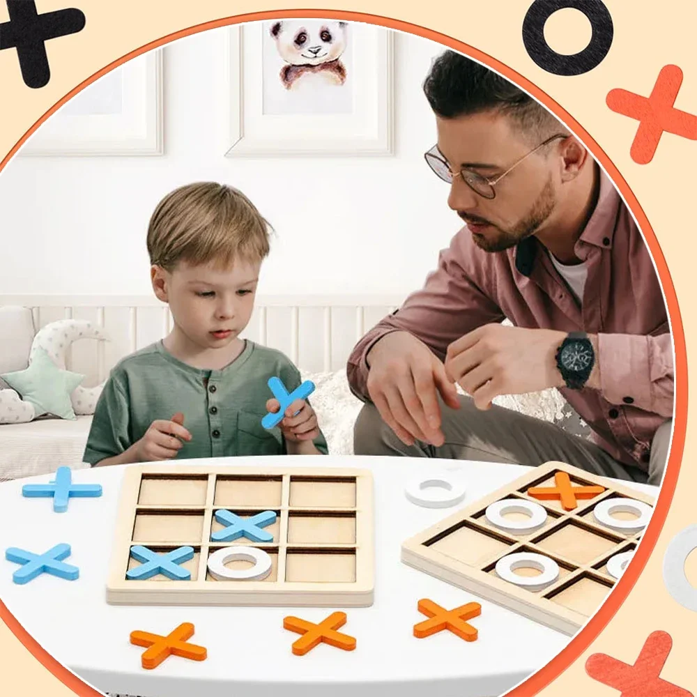 Holz XO Tic Tac Toe Spiel Mini – Party Games Kids Indoor Bewertung und Preis