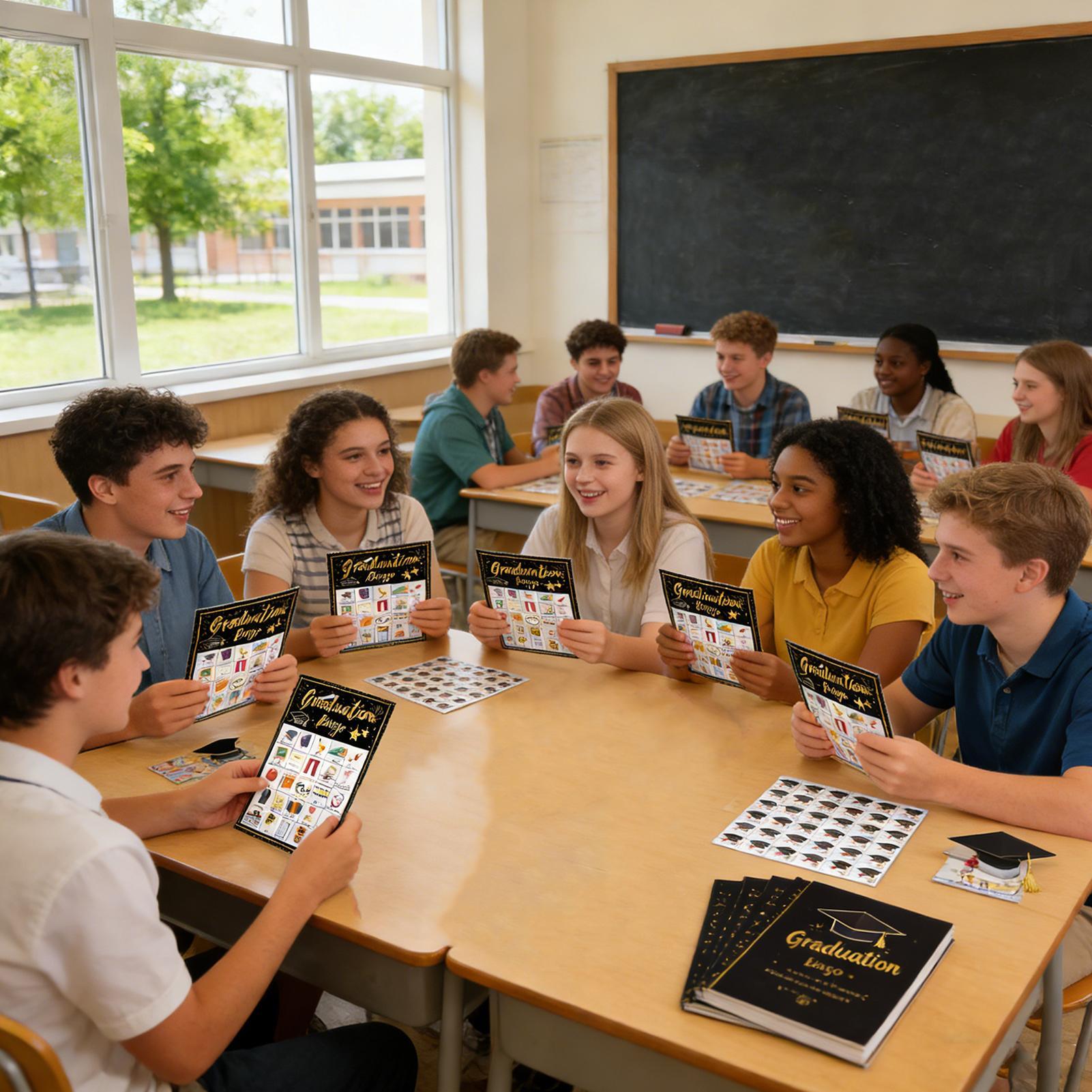 Abschluss-Bingo-Spiel für 24 S – Party Games College Bewertung und Preis