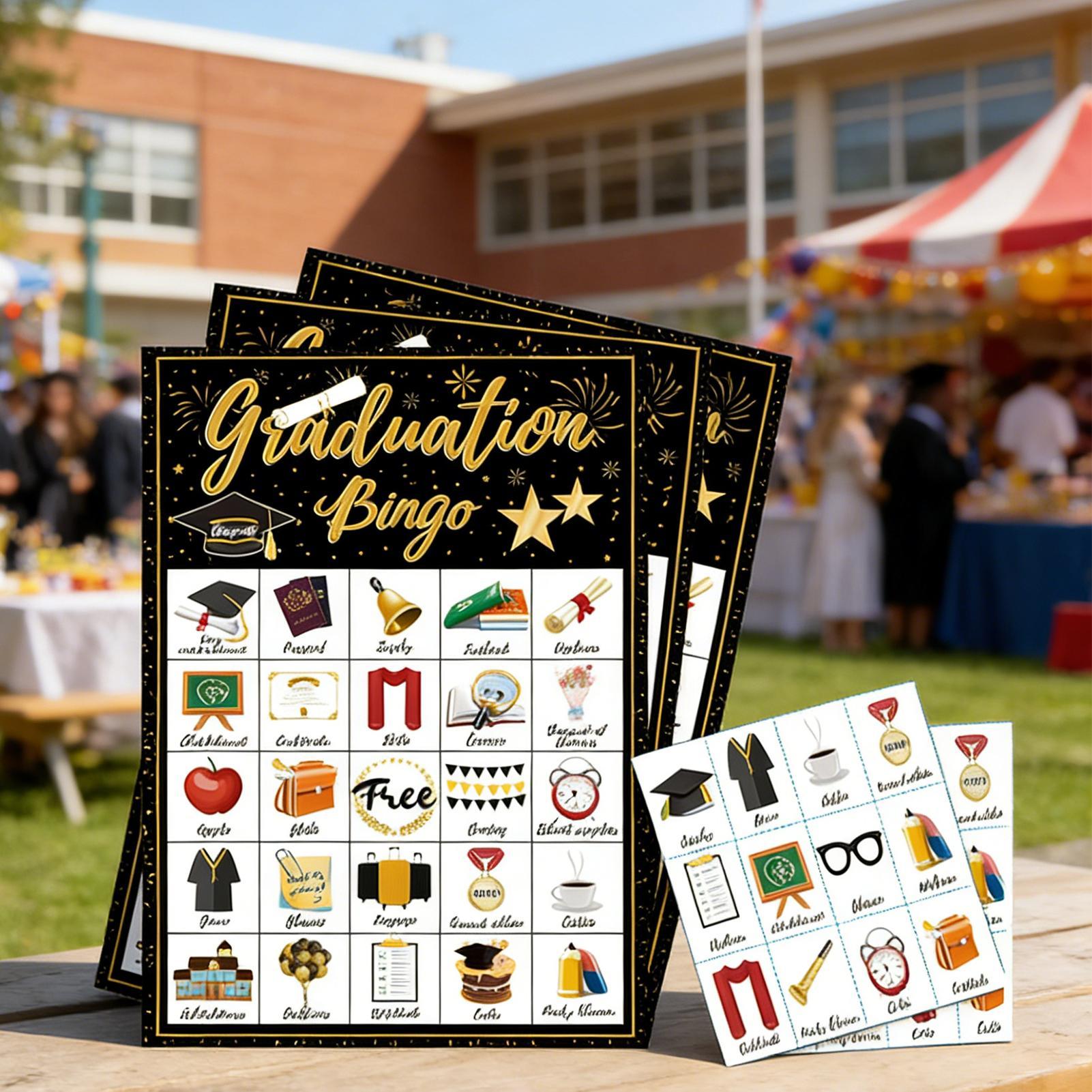 Abschluss-Bingo-Spiel für 24 S – Party Games College Bewertung und Preis