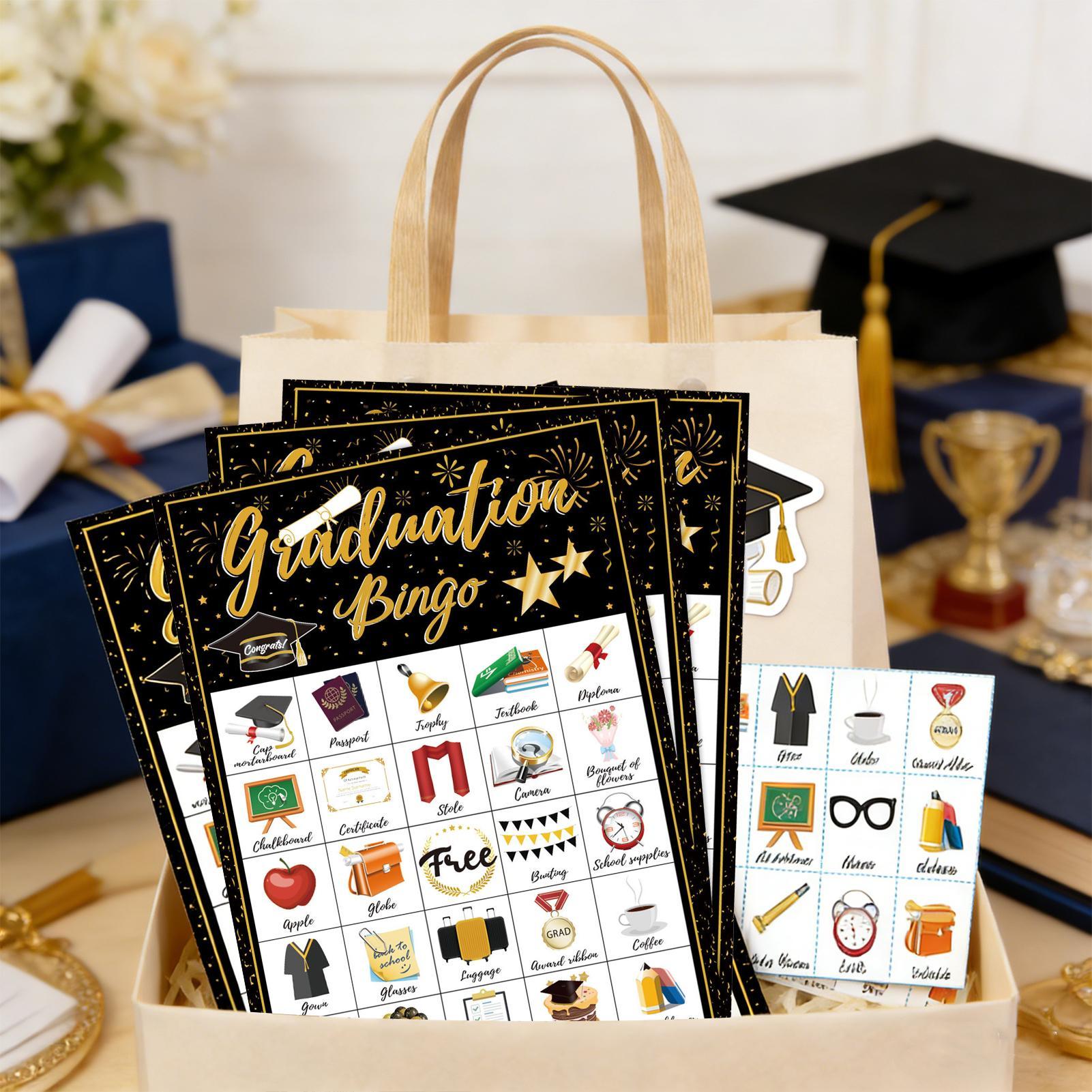 Abschluss-Bingo-Spiel für 24 S – Party Games College Bewertung und Preis