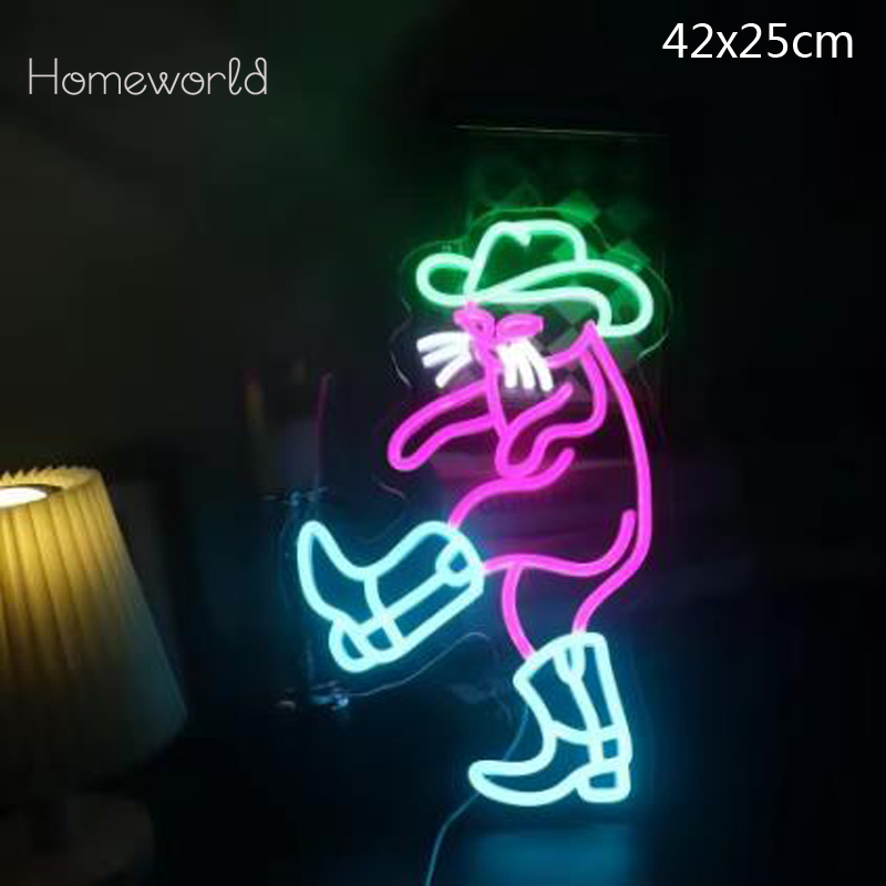 Cowboy Katze Neon Licht Zeiche – Party Games Shop Bewertung und Preis