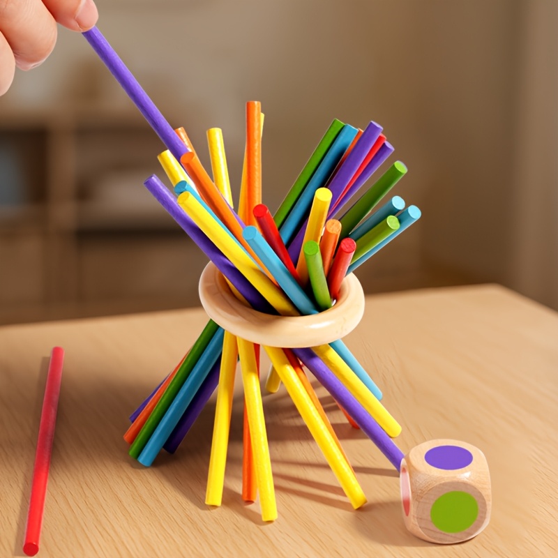 Montessori Holzbrettspiel Bunt – Party Games Kids Indoor Bewertung und Preis