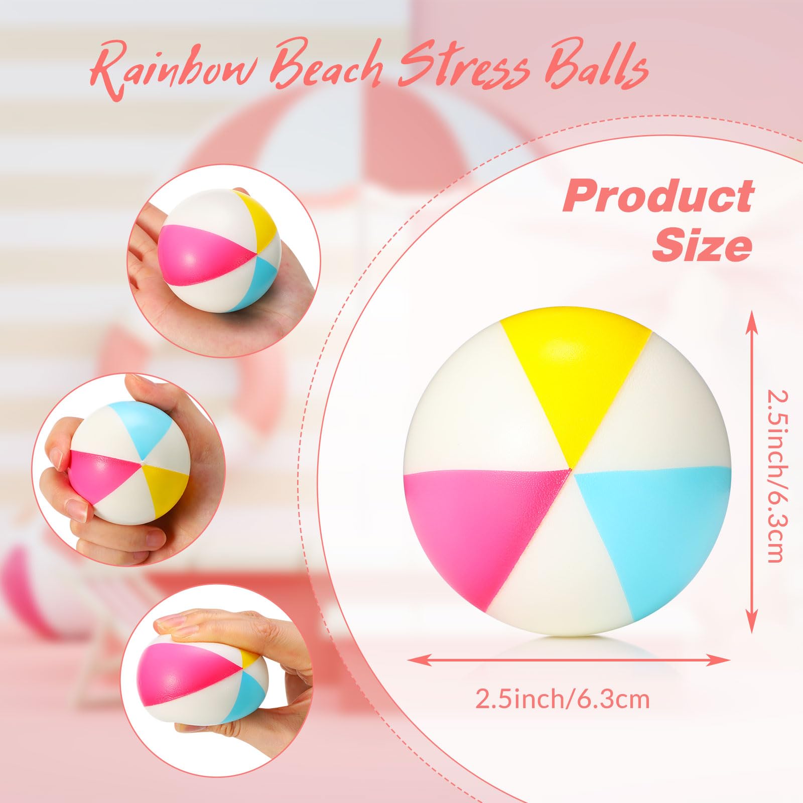 Mini Strand-Stressbälle aus Sc – Party Games Kids Birthday Bewertung und Preis