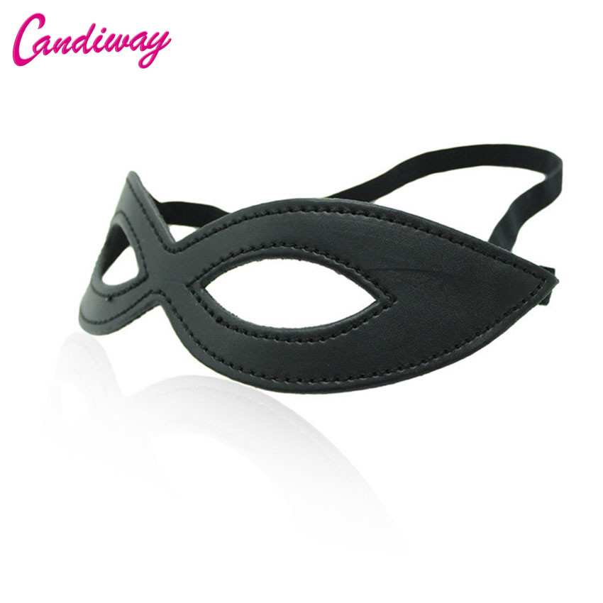 Schwarz Leder Augenmaske Für S – Party Games Mystery Bewertung und Preis